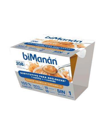 BiMan n BiMan n beSLIM Ready to Take Vanilla Caramel Flavour Replacement Cream to Help You Control Your Weight - 210g
