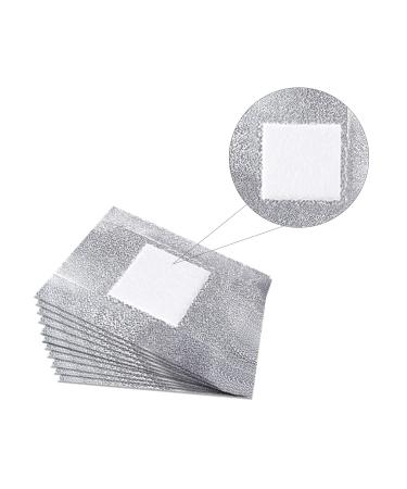 Gel Nail Polish Remover Set - 300 Foil Nail Wraps/Wipes with Rose Gold Cuticle Pusher - Buy Online on GoSupps.com