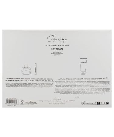 Signature Absolue by Mont Blanc for Women - 3 Pc Gift Set 3oz EDP Spray 0.25oz EDP Spray 3.3oz Body Lotion - Buy Online on GoSupps.com