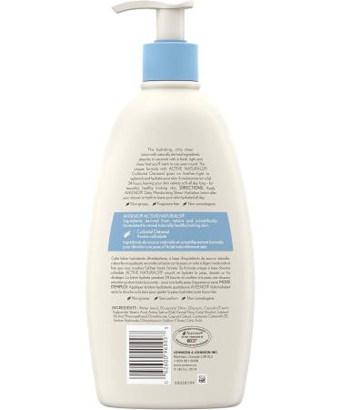 Aveeno Daily Moisturizing Lotion Sheer Hydration - Oily Skin Dry Skin Sensitive Skin - Colloidal Oatmeal - 532mL Sheer 532 ml (Pack of 1) - Buy Online on GoSupps.com