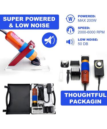 Adjustable Electric Carpet Trimmer with Shearing Guide - Low Noise Carpet Carving Clippers (200W) - Buy Online on GoSupps.com