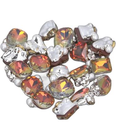 Nail Rhinestones 3D Accessories 20pcs Multiple Shapes Crystal Rhinestones Nail Decoration for Travel (04) - Buy Online on GoSupps.com
