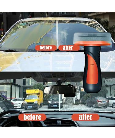 Automotive Oil Film Cleaning Brush Seedhubtok Glass Cleaning Board Hydrophobic Glass Coating for Windshield Anti-Rain Fog Cleaning Glass Brush Improves Clarity and Visibility (B-1Pcs) - Buy Online on GoSupps.com