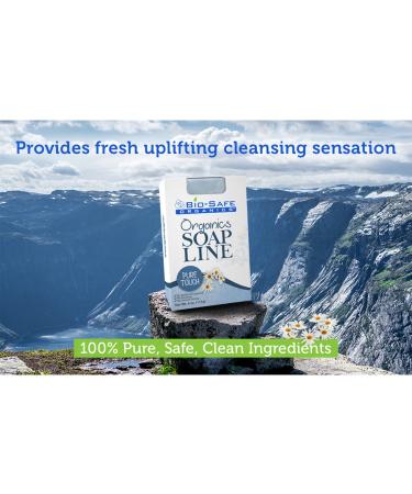 Organic Handmade Shampoo Bar for Sensitive Skin | Pure Touch Natural Soap | Exfoliating & Moisturizing | Treats Eczema Dermatitis Acne | Unscented | GMO-Free | USA Made - Bio-Safe Organics 4 oz - Buy Online on GoSupps.com