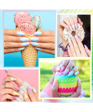 10-Piece INPING Pastel Gel Nail Polish Set for Spring & Summer | Candy Colors for DIY Nail Art | Soak Off UV/LED Gel Polish for Easter Gifts - Buy Online on GoSupps.com