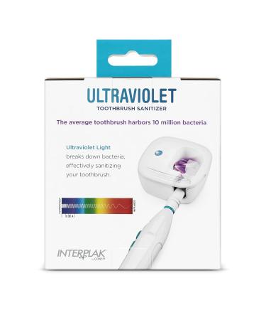 Interplak by Conair UV Toothbrush Sanitizer - Kills 99.9% of Bacteria | International Shipping Available - Buy Online on GoSupps.com