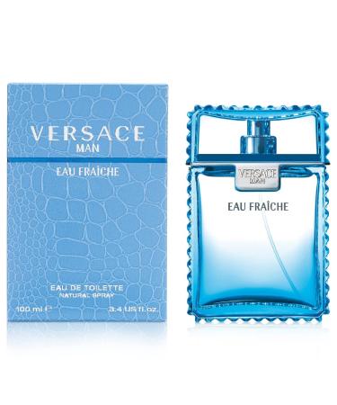 Versace Man Eau Fraiche After Shave 3.4oz - Refreshing and Luxurious - Buy Online on GoSupps.com