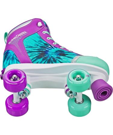 Quad Star Adjustable Girl's Roller Skates - Size Medium (3-6) | Roller Derby Beginners Skates - Buy Online on GoSupps.com