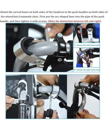 Wheelchair Headrest Backrest Neck Support Head Wheelchair Headrest Head Padding Portable Universal Wheelchair Accessories for Elderly C One Size - Buy Online on GoSupps.com