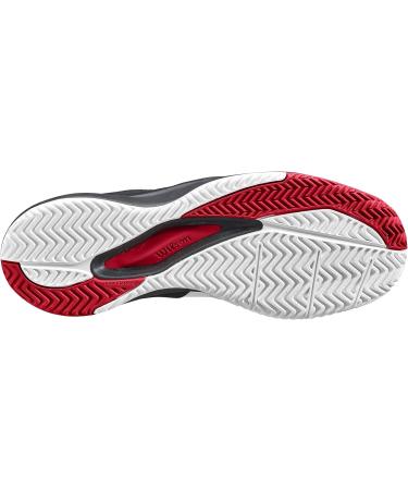 Wilson Men's Rush Pro Ace Tennis Shoes 9 - White/Black/Poppy Red | Lightweight & Durable - Buy Online on GoSupps.com
