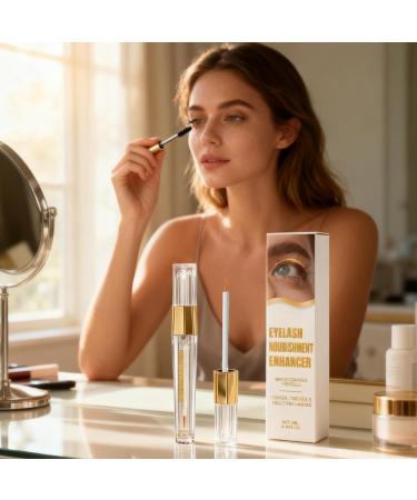 Eyelash enhancer gentle formula 3 ml eyelash thickening solution eyebrow growth easy application daily makeup for men and women - Buy Online on GoSupps.com