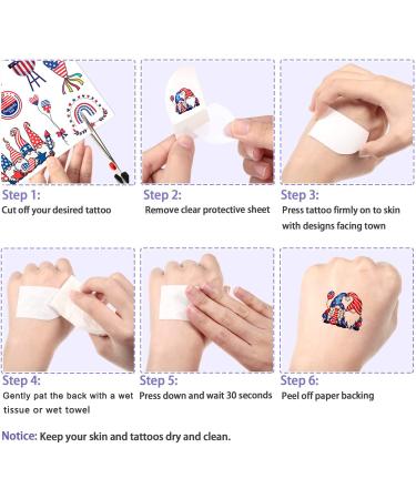 4th of July Temporary Tattoos for Kids & Adults - Patriotic Party Supplies & Decorations - Buy Online on GoSupps.com