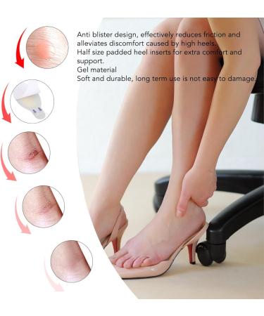 Gel Blister Pads - Anti Blister Half Size Cushions for High Heels | Soft Gel Material Portable Comfort - Buy Online on GoSupps.com