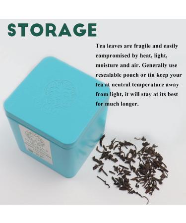 Organic Puerh Loose Leaf Tea in Tea Tin - Woody Aroma - 3.5oz - Buy Online on GoSupps.com