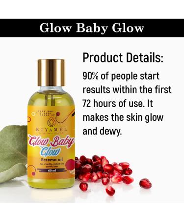 KIYAMEL Glow Baby Glow Eczema Relief Oil for Babies - Soothes Eczema, Scars, Dark Patches & Skin Conditions - Buy Online on GoSupps.com