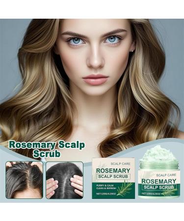 Le shampooing exfoliant pour le cuir chevelu au romarin limine les pellicules et l'accumulation nettoie en profondeur et exfolie nourrissant apaise les d mangeaisons du cuir chevelu (1pc) - Buy Online on GoSupps.com