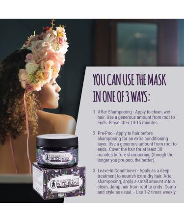 Natural Vegan Organic Hair Mask for Dry Damaged Hair and Growth 250ml - Anti-Frizz Treatment for Curly and Wavy Hair - Spirit Nest Divine Scent - Mother's Day Gift - Buy Online on GoSupps.com