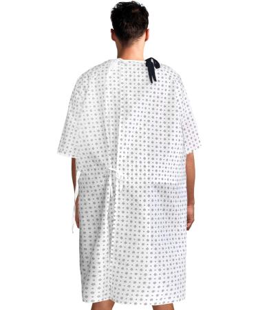 Talvania Hospital Gown: Unisex Patient Gown with Back Ties - XXL Size - Buy Online on GoSupps.com