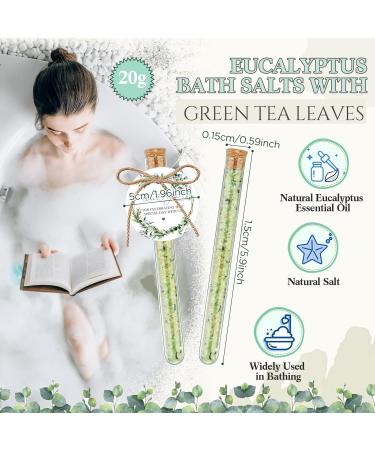 30 Set Wedding Party Favors - Eucalyptus Bath Salts Gift Set for Bridal Showers Baby Showers & Birthdays - Relaxing Test Tube Gifts for Women - Buy Online on GoSupps.com