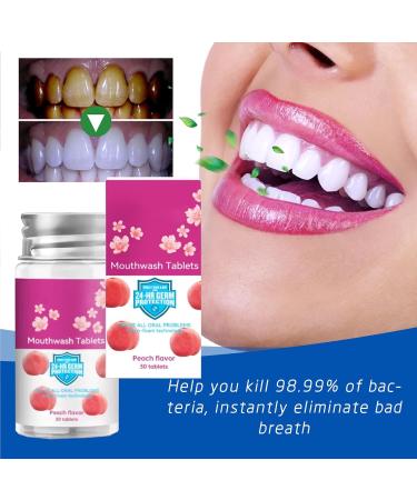 Koahde Natural Mouthwash Tablets - Stop Bad Breath with Concentrated Oral Care 30PCs - Buy Online on GoSupps.com