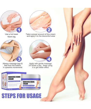 HADAVAKA Vein Care Fading Cream Varicose Vein Cream Leg Swelling Earthworm Leg Care Improve Blood Circulation Relieve Pain of Legs 2 - Buy Online on GoSupps.com