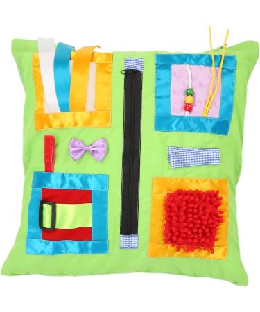 Alzheimer's Activity Cushion | Multicolored Dementia Cushion with Zipper for Senior Motor Development - Perfect for Travel - Buy Online on GoSupps.com