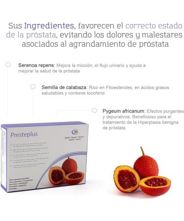 Natural Logistics Presteplus is a dietary supplement that helps with the proper functioning of the renal system helps urination and keeps the bell in good condition 2 - Buy Online on GoSupps.com