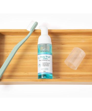 Simply Bright Teeth Whitening Foam - Clean, Whiten & Refresh On-The-Go | For Retainers, Mouth Guards, Aligners & Braces - Buy Online on GoSupps.com
