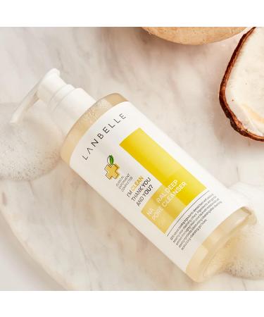 Buy Lanbelle Deep Pore Cleanser - Vegan Cleansing Gel with Coconut Extracts | 7.1 Fl Oz | International Shipping - Buy Online on GoSupps.com
