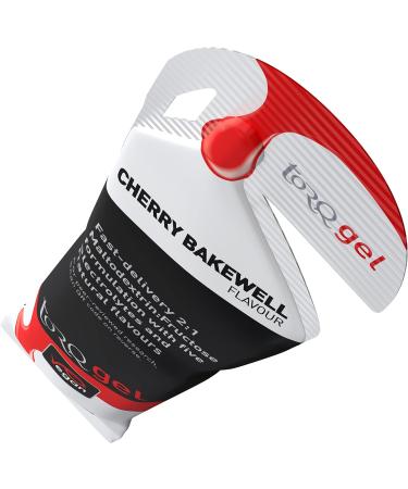 Torq Energy Gel Cherry Bakewell - 30g Carbohydrates - Box of 15 | Ideal for Sports, Cycling, and Running - Buy Online on GoSupps.com
