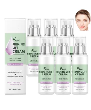 YUNFAX Facial Firming Lift Cream antiaging skin firming antiwrinkle cream instant facelift daily moisturizer for fine lines and softening skin morning nighttime for all 6 pieces