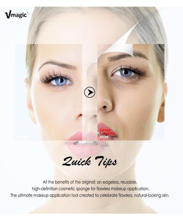 Rose Red Makeup Sponge Blender for Flawless Foundation & Highlighter Application - Buy Online on GoSupps.com