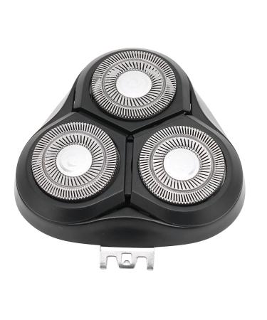 Electric Shaver Head Easily Replace Shaver Replacement Head Round Head Gently Remove Beard ABS for Home for Travel for Men