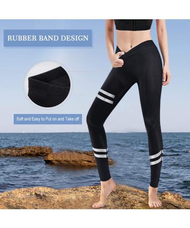 CtriLady Women's 1.5mm Neoprene Wetsuit Long Pants, XX-Large - Ideal for Swimming, Surfing, Diving, Kayaking - Black - Buy Online on GoSupps.com
