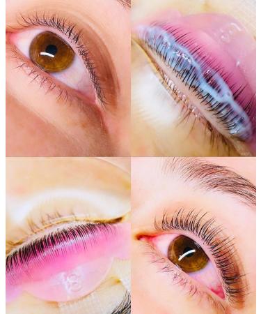 Lash Lift Shields C Curl - 5 Sizes Flexible Perming Pads for Natural Curl | Pink Eyelash Shield & Rapid Lifting Rods - 100 Uses - Buy Online on GoSupps.com