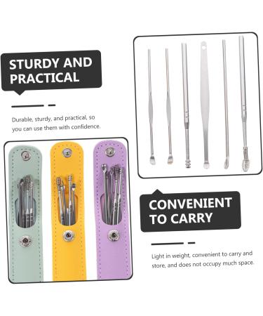 NOLITOY 15 Sets Ear Wax Removal Tool Kit Earpick Cleaner & Spoon for Effective Ear Cleaning Solutions - Buy Online on GoSupps.com