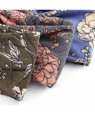 Sethexy Boho Knotted Headband | 4-Piece Elastic Crisscross Sports Headscarves for Women & Girls Perfect Yoga & Running Accessory - Buy Online on GoSupps.com