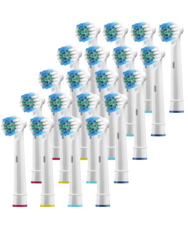 Replacement Toothbrush Heads Compatible with Oral B Electric Toothbrush Replacement Heads Precision Brush Heads Refills for Oralb Braun Pro 1000/7000/9600/500/3000/5000/6000/8000 Sensitive Precision + 20 Count (Pack of 1...