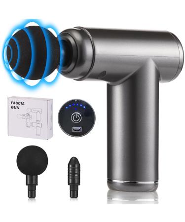 Massage gun massage gun mini electrical massage gun with 2 massage heads Hand massager up to 3200u/min for neck shoulder back to relieve pain and muscle rigidity
