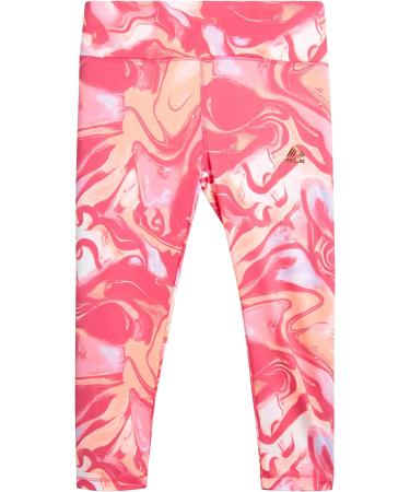 RBX Girls Active Leggings Set - 2 Piece T-Shirt & Capri Leggings (Size 4-12) | Berry Love 5-6 - Buy Online on GoSupps.com