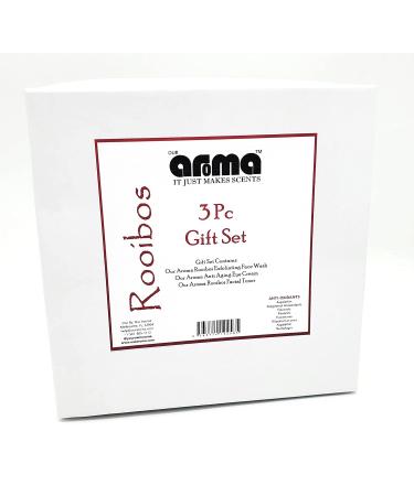 Rooibos Skincare Collection | Natural Glow Gift Set - Facial Wash Toner & Eye Cream - Buy Online on GoSupps.com