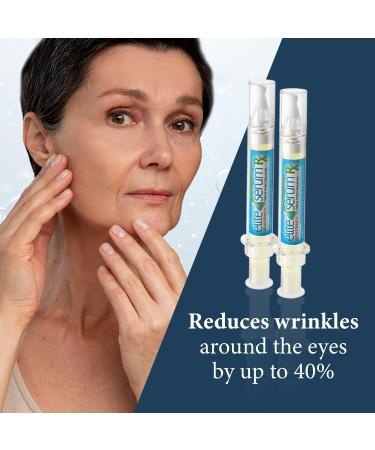Elite Serum Rx - Extra Strength Anti-Aging Under Eye Serum with 8 Patented Peptides for Dark Circles Puffiness Wrinkle Repair & Eye Bag Removal - Buy Online on GoSupps.com