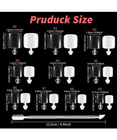 200pcs Natural Acrylic False Toe Nail Set with Glue and Box - Full Cover Artificial Tips for Women Girls, Ideal for Nail Salon and DIY Nail Art - Buy Online on GoSupps.com