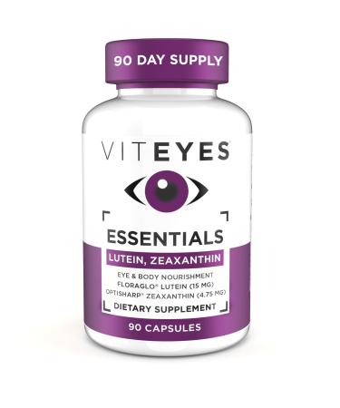 Viteyes Essentials Eye Health Dietary Supplement, Lutein & Zeaxanthin for Macular Support, 90 Capsules 90 Count (Pack of 1)