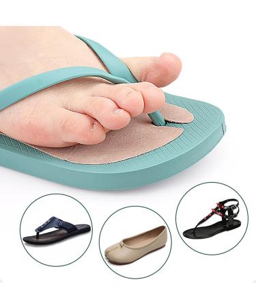 Buy Soft PU Leather Flip-Flop Insoles - Shockproof Self-Adhesive Cushion Soles for Sandals & Heels - 2 Pairs - Buy Online on GoSupps.com