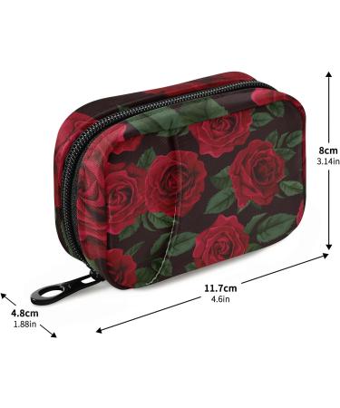 Xigua Rose Flower Pill Case | 7-Day Travel Organizer for Vitamins & Medication | Zipper Closure | International Shipping - Buy Online on GoSupps.com