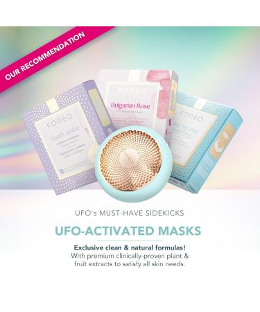 FOREO UFO 3 Deep Face Moisturiser - 5-in-1 Facial Spa with Red Light Warming Cooling & Anti-Aging Features | Arctic Blue Face Mask Skin Care - Buy Online on GoSupps.com
