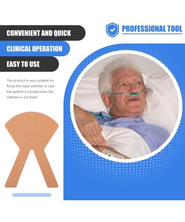 Healifty Nasal Feeding Tube Adhesive Tape - 5Pcs Medical Nose Bridge Catheter Stomach Tube Fixation Device - Buy Online on GoSupps.com