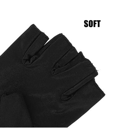 Professional Fiber Cotton Anti UV Gloves Nail Art UV Shield Gloves Manicure ToolBlack Safety The Lamps Will Have an Instantaneous Effe (Yctzexk1pz25ih8-11) - Buy Online on GoSupps.com
