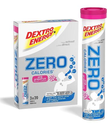 Dextro Energy Zero Calories Pink Grapefruit - Energizing and Refreshing Sports Nutrition Snack - Buy Online on GoSupps.com